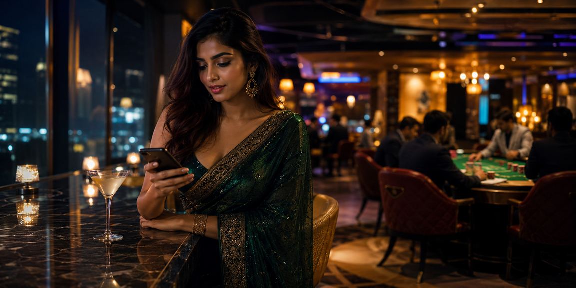 ময়মনসিংহের রাতের বাজারে মোবাইলে ক্যাসিনো গেম খেলছেন একজন তরুণ